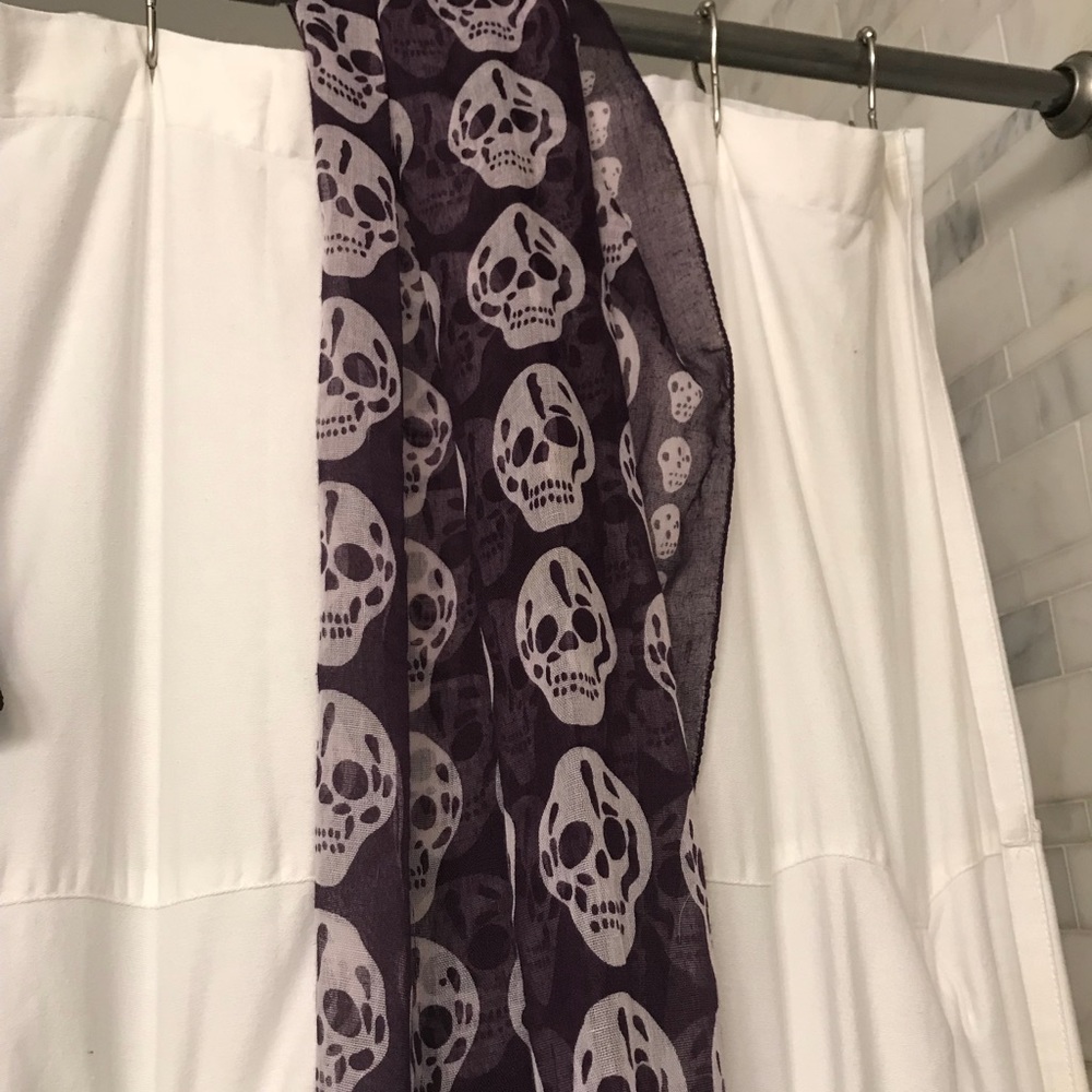 Purple scarf